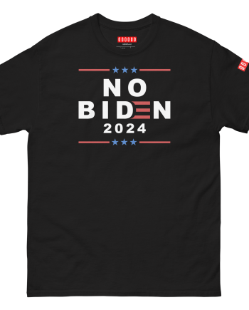 No Biden 2024 Crewneck T-Shirt 6ZEROS