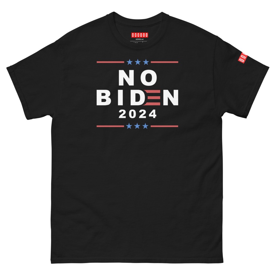 No Biden 2024 Crewneck T-Shirt 6ZEROS